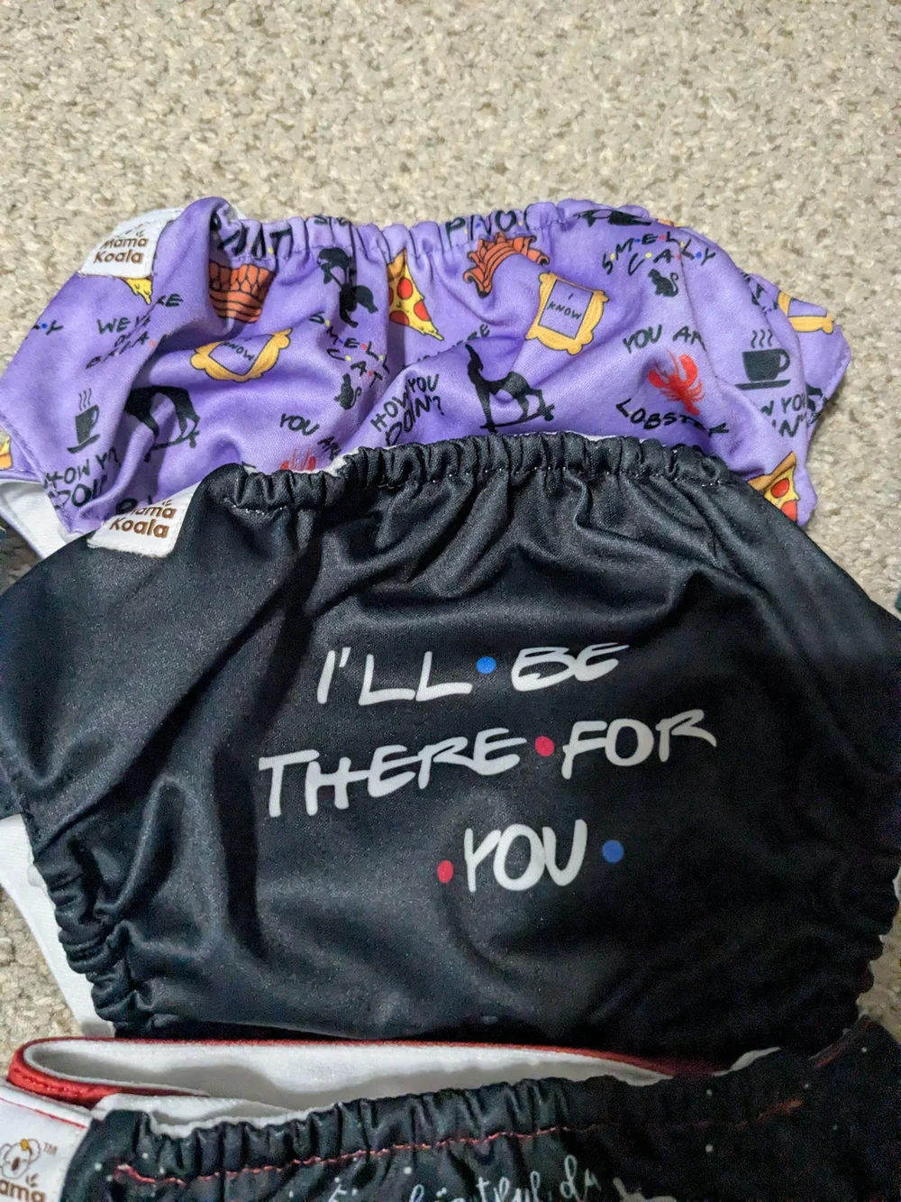 Cloth Diapers - Grey's Anatomy, Friends & Land Before Time Themed